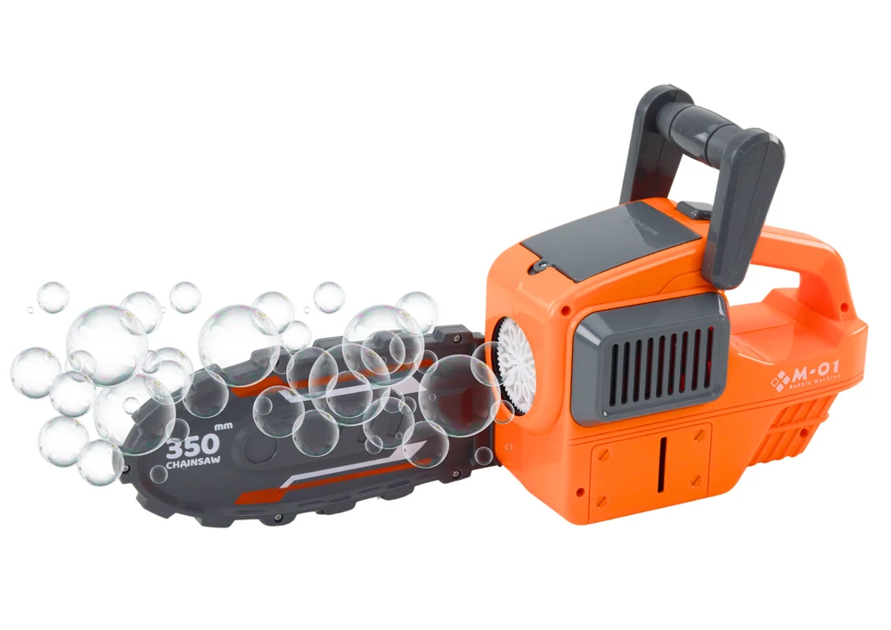 Muilo burbulus pučiantis pjūklas, oranžinis