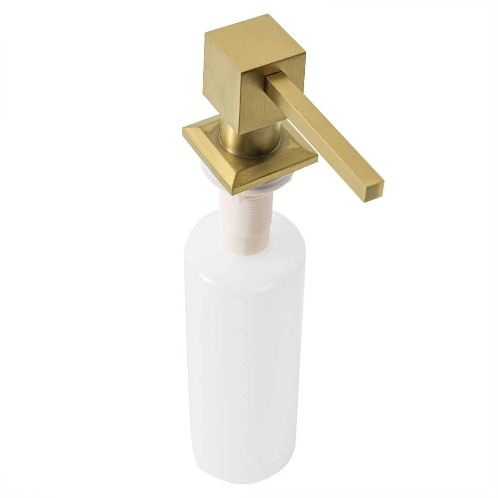 Muilo/ploviklio dozatorius plautuvėms Rea Square, Brushed Gold