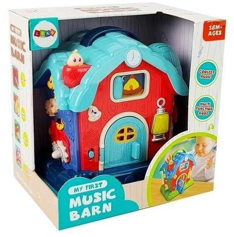 Muzikinis žaislas Gyvūnų ūkis, rožinis