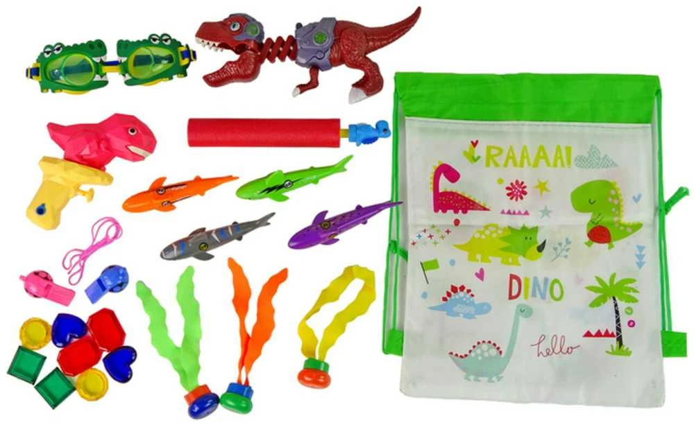 Nardymo žaislų rinkinys Dinozaurai