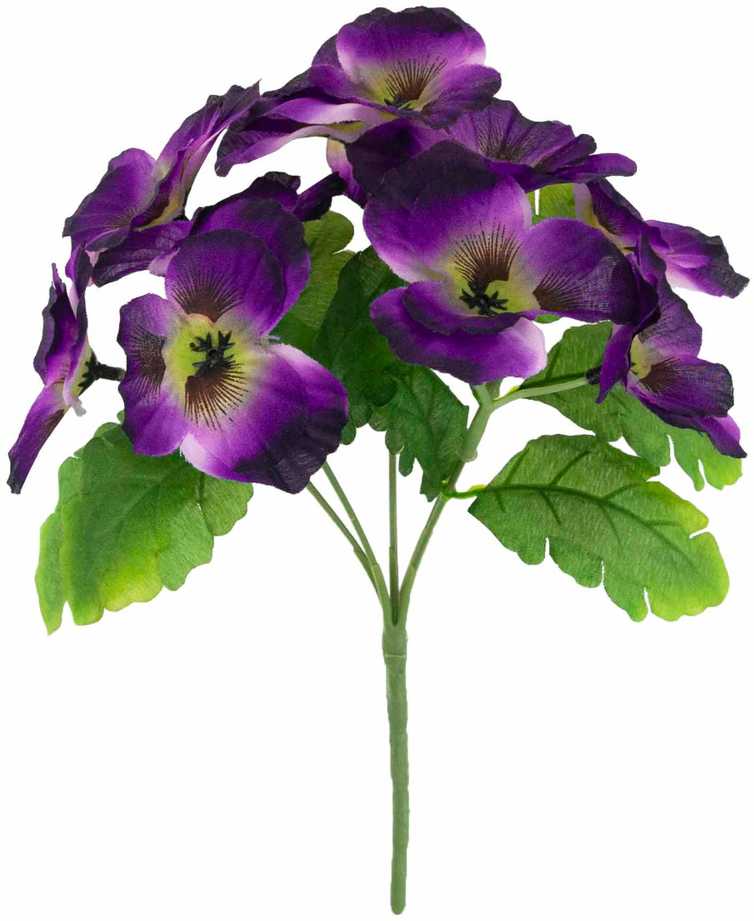 Našlaičių puokštė, 5 vnt., violetinė