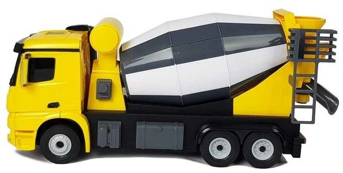 Nuotoliniu būdu valdoma betono maišyklė Mercedes-Benz Arocs Rasta, geltona