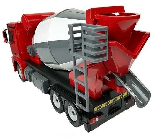 Nuotoliniu būdu valdoma betono maišyklė Mercedes-Benz Arocs Rasta, raudona