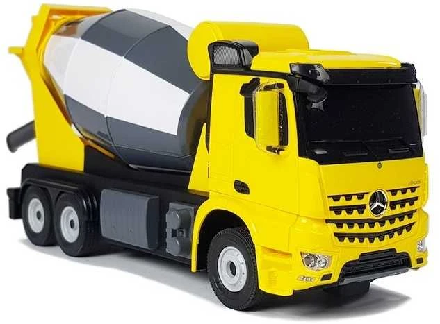 Nuotoliniu būdu valdoma betono maišyklė Mercedes-Benz Arocs Rasta, geltona