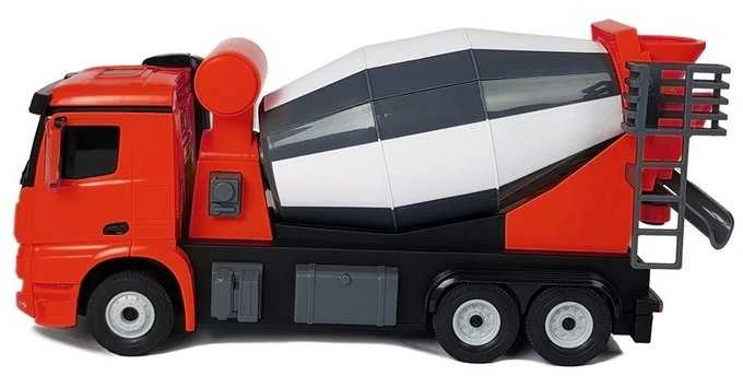 Nuotoliniu būdu valdoma betono maišyklė Mercedes-Benz Arocs Rasta, raudona