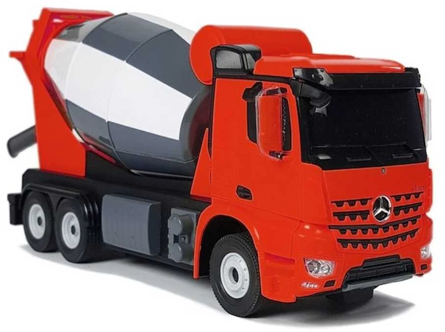 Nuotoliniu būdu valdoma betono maišyklė Mercedes-Benz Arocs Rasta, raudona