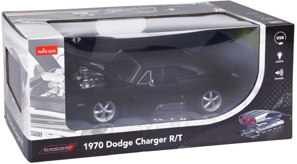 Nuotoliniu būdu valdomas automobilis Dodge Charger R/T 1970
