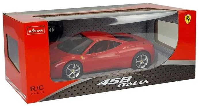 Nuotoliniu būdu valdomas automobilis Ferrari Italia Rastar, raudonas