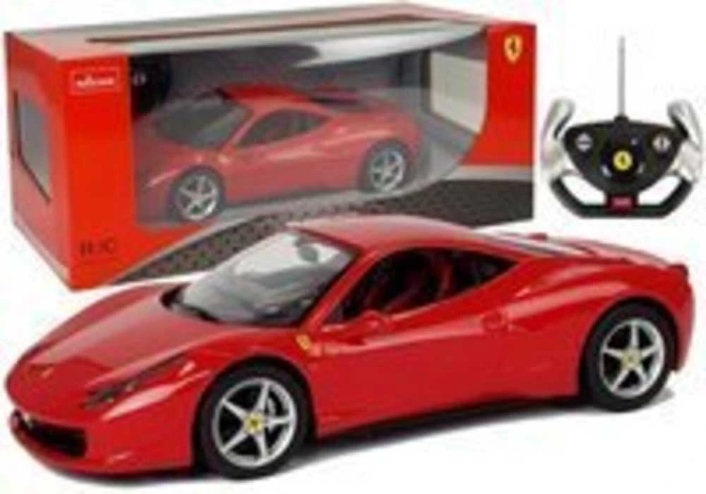 Nuotoliniu būdu valdomas automobilis Ferrari Italia Rastar, raudonas