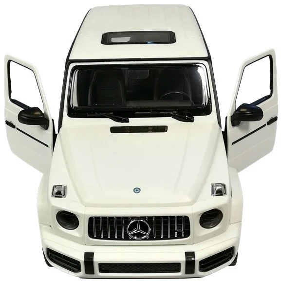 Nuotoliniu būdu valdomas automobilis Mercedes G63, baltas
