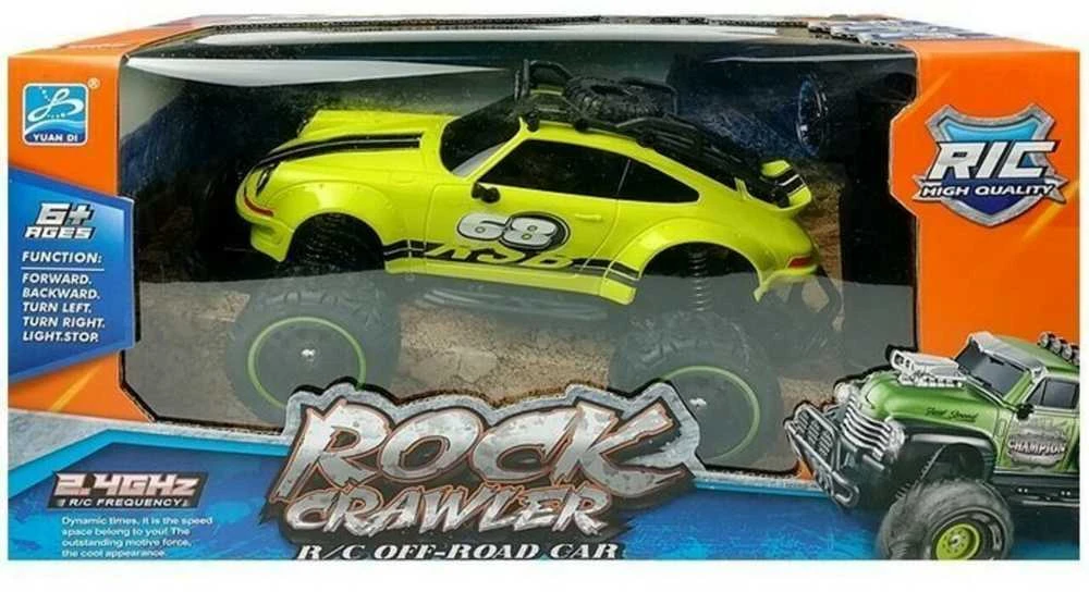 Nuotoliniu būdu valdomas automobilis RC 6.5 km/h, žalias
