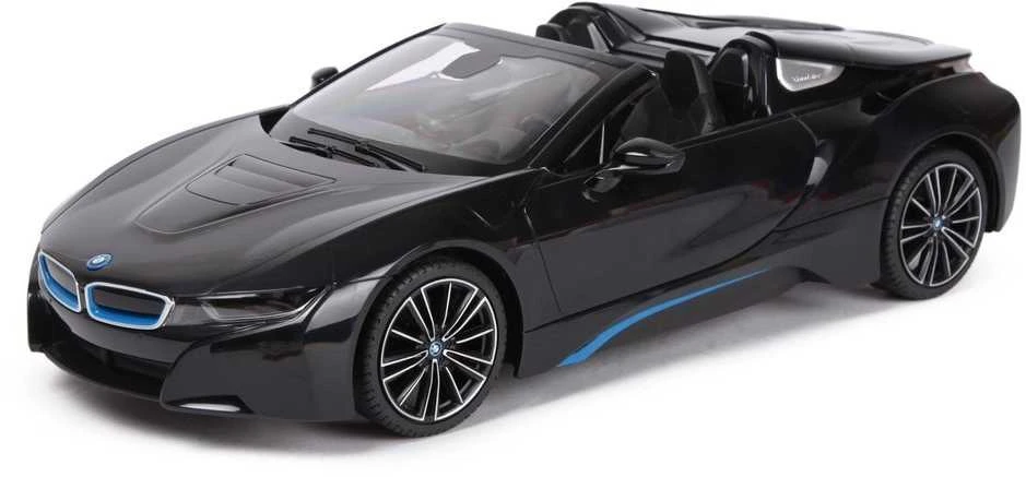 Nuotoliniu būdu valdomas BMW i8 1:12, juodas
