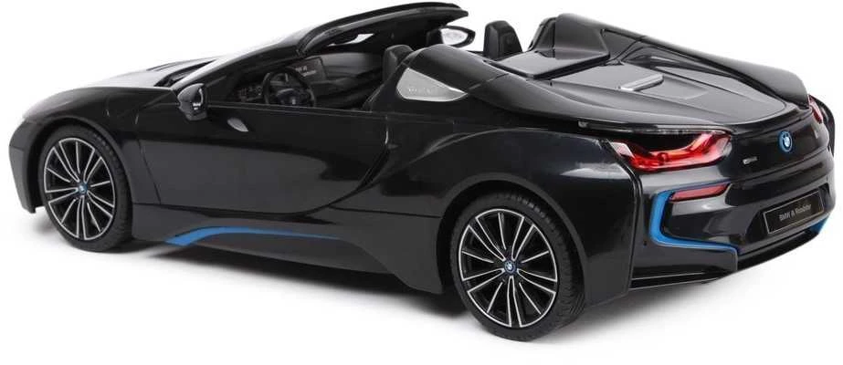 Nuotoliniu būdu valdomas BMW i8 1:12, juodas