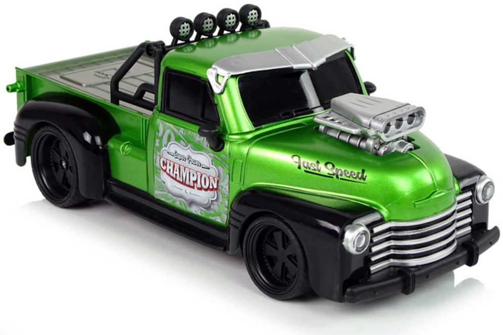 Nuotoliniu būdu valdomas Pick-up Champion 1:18, žalias
