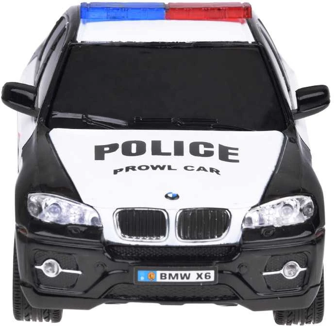 Nuotoliniu būdu valdomas policijos automobilis BMW X6, juodas
