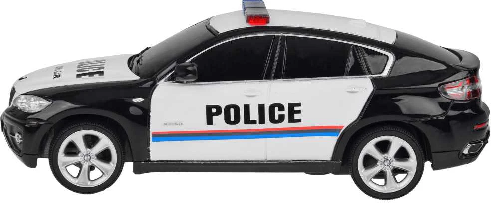 Nuotoliniu būdu valdomas policijos automobilis BMW X6, juodas