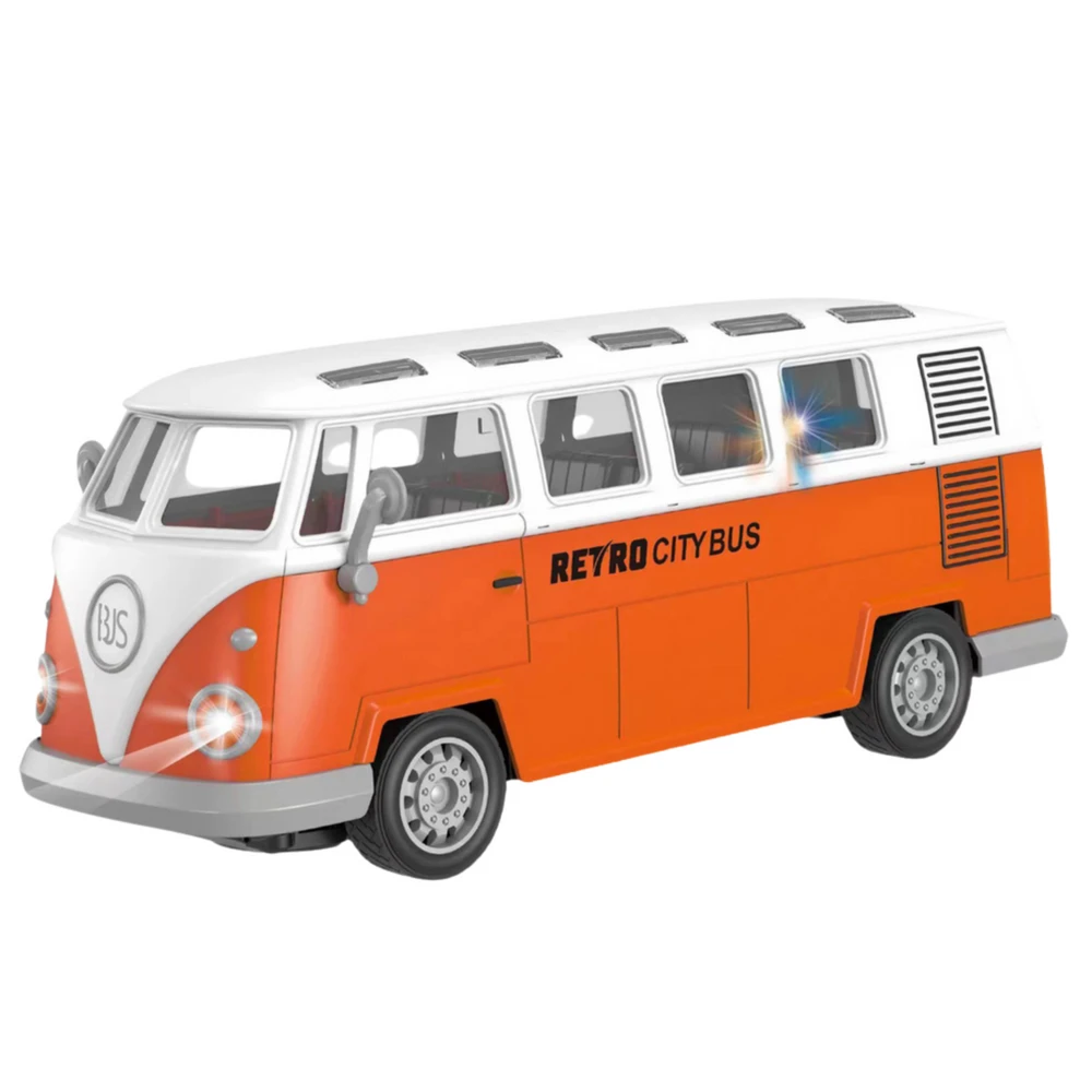 Nuotoliniu būdu valdomas retro miesto autobusas