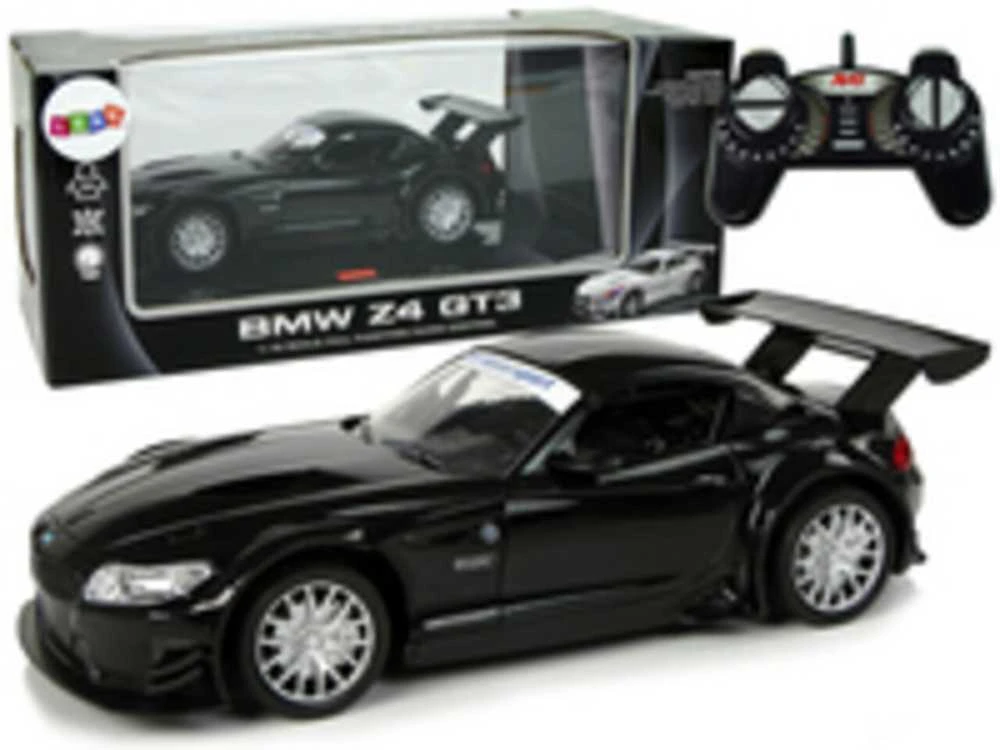 Nuotoliniu būdu valdomas sportinis automobilis BMW Z4 GT3, 2.4 G, 1:18, juodas