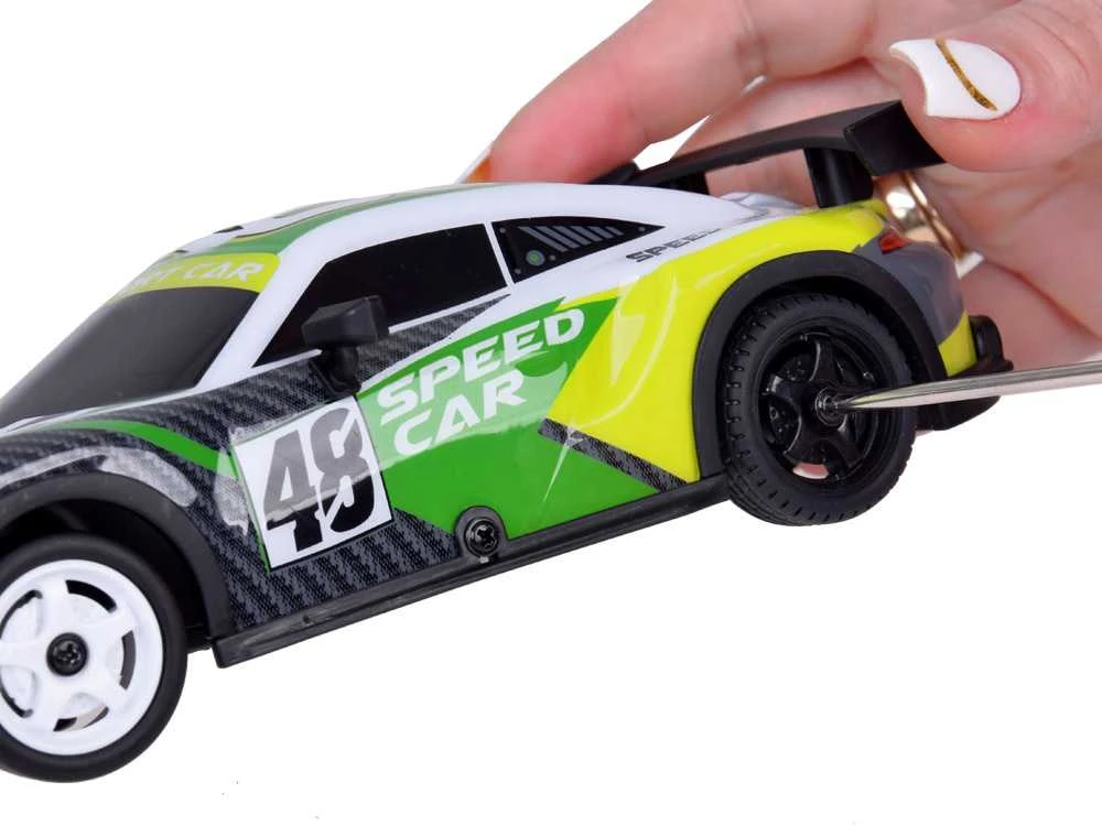 Nuotoliniu būdu valdomas sportinis automobilis „Drift Car“, žalias