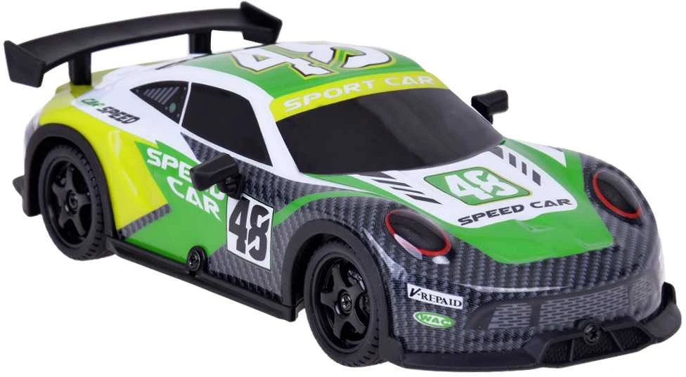 Nuotoliniu būdu valdomas sportinis automobilis „Drift Car“, žalias