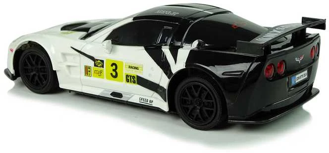 Nuotoliniu būdu valdomas sportinis automobilis Corvette C6.R, 2.4 G, 1:24, baltas