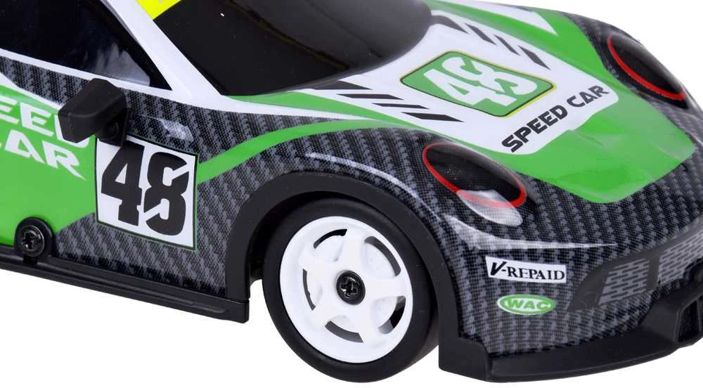 Nuotoliniu būdu valdomas sportinis automobilis „Drift Car“, žalias