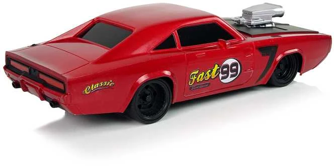 Nuotoliniu būdu valdomas sportinis Muscle Car automobilis 1:20, raudonas