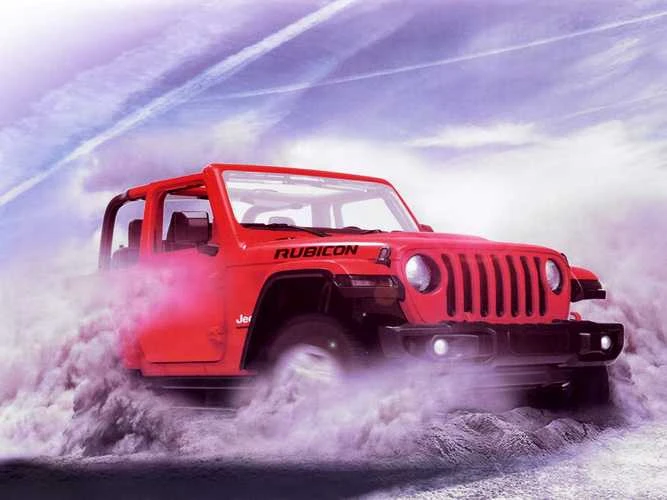 Nuotoliniu būdu valdomas visureigis Jeep Rubicon