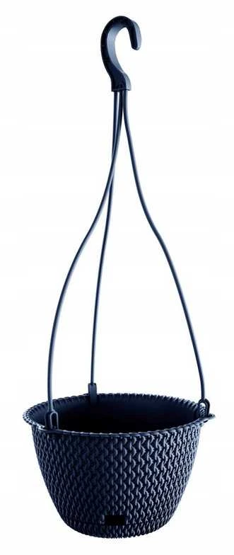 Pakabinamas vazonas SPLOFY, 23 cm, antracito