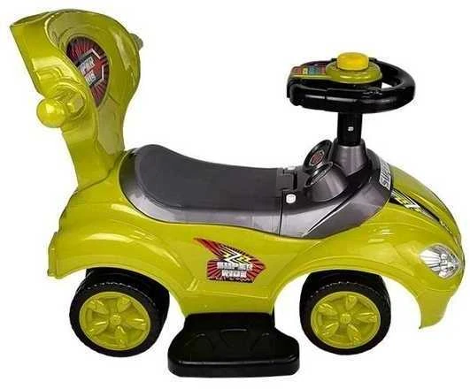 Paspiriama mašinėlė-stumdukas Mega Car 3in1, geltona