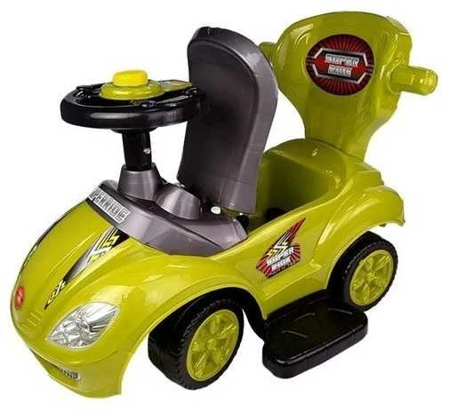 Paspiriama mašinėlė-stumdukas Mega Car 3in1, geltona