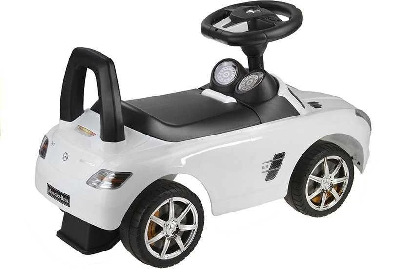 Paspiriamas automobilis Mercedes-Benz SLS AMG, baltas