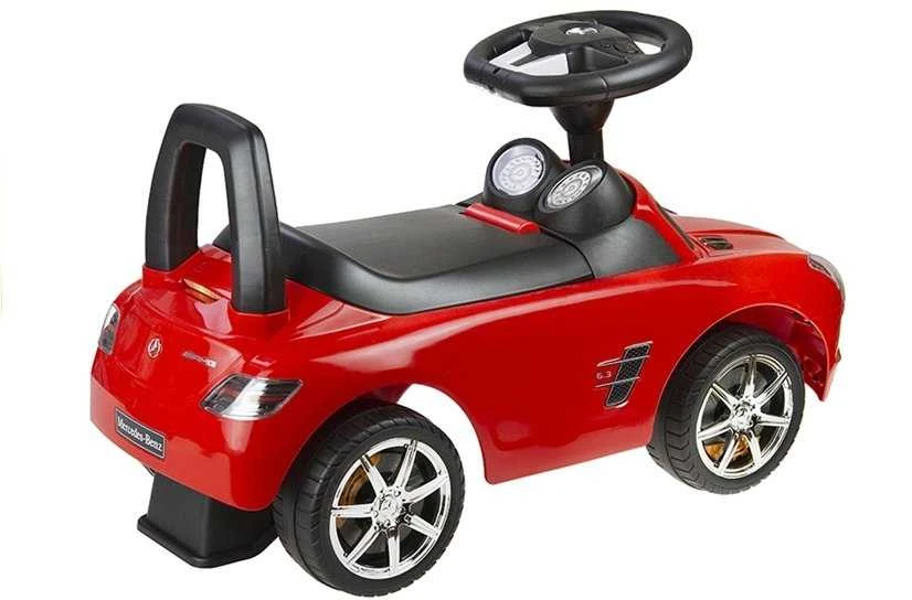 Paspiriamas automobilis Mercedes-Benz SLS AMG, raudonas