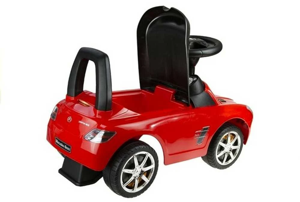 Paspiriamas automobilis Mercedes-Benz SLS AMG, raudonas