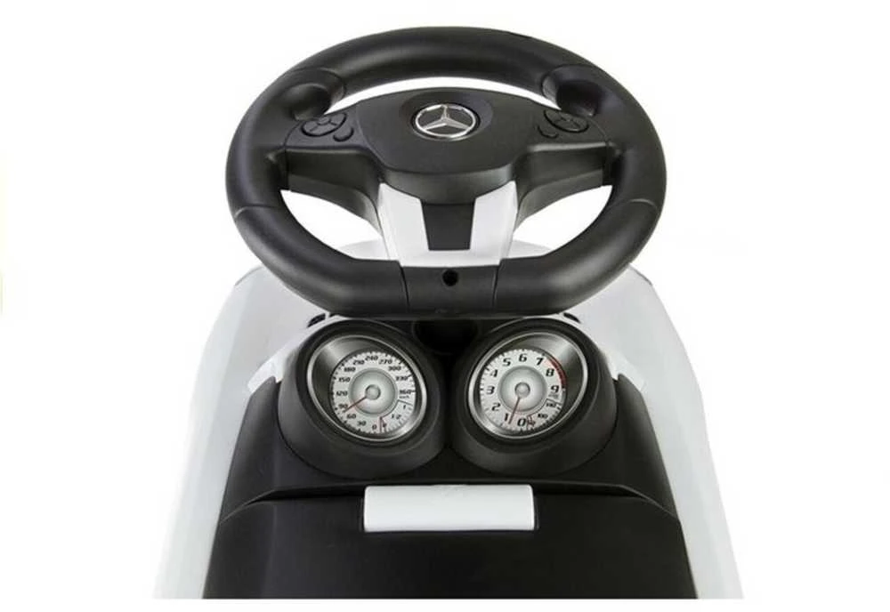 Paspiriamas automobilis Mercedes-Benz SLS AMG, baltas