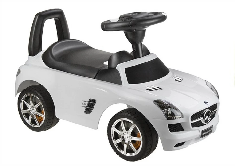 Paspiriamas automobilis Mercedes-Benz SLS AMG, baltas
