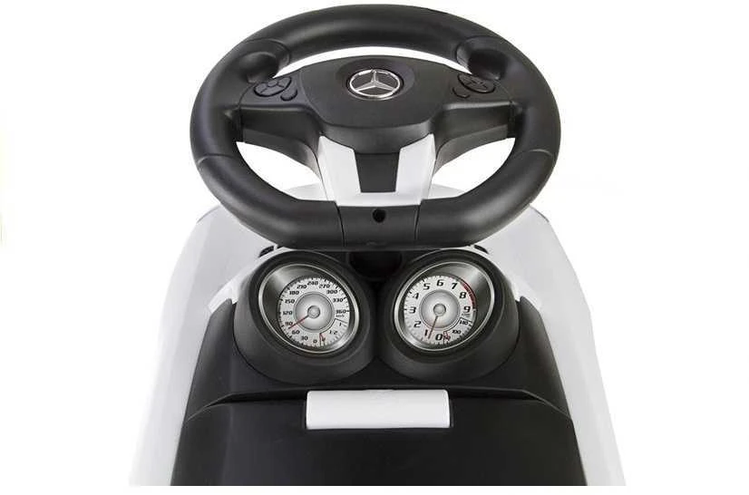 Paspiriamas automobilis Mercedes-Benz SLS AMG, baltas