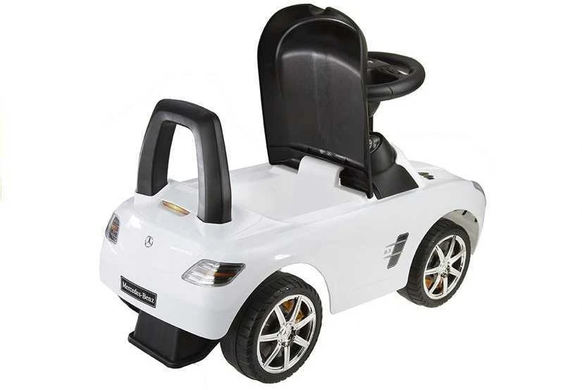 Paspiriamas automobilis Mercedes-Benz SLS AMG, baltas