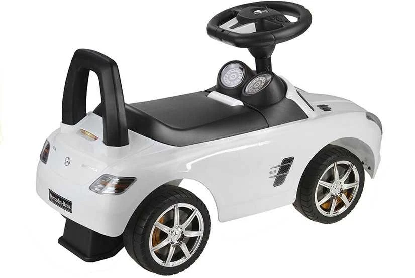Paspiriamas automobilis Mercedes-Benz SLS AMG, baltas