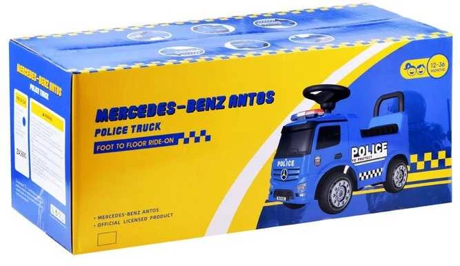 Paspiriamas automobilis Mercedes POLICE, mėlynas