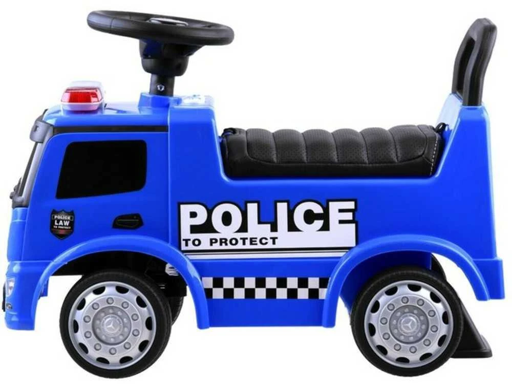Paspiriamas automobilis Mercedes POLICE, mėlynas