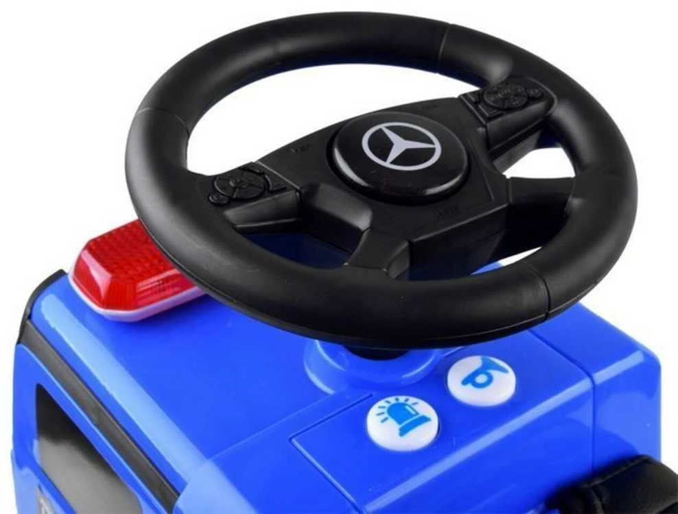 Paspiriamas automobilis Mercedes POLICE, mėlynas