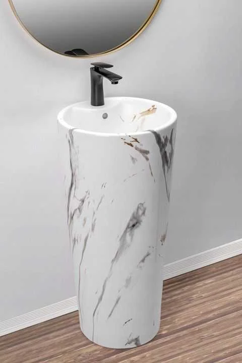 Pastatomas praustuvas REA Blanka Marble Marmur