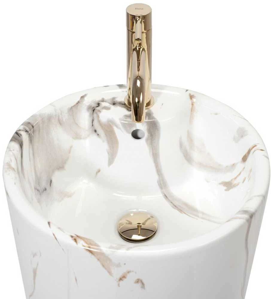 Pastatomas praustuvas REA Blanka Marble Marmur