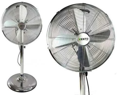 Pastatomas ventiliatorius Vento Inox Chrome, 40 cm, 50W