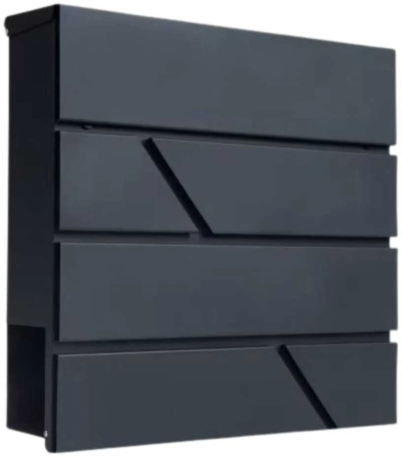 Pašto dėžutė, anthracite, 37x37x11 cm