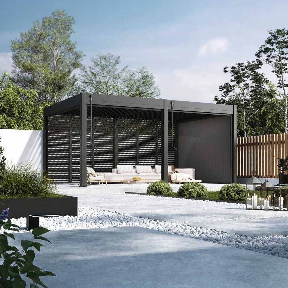 Pavėsinė Pergola DELUXE 3,6x5,3 Anthracite