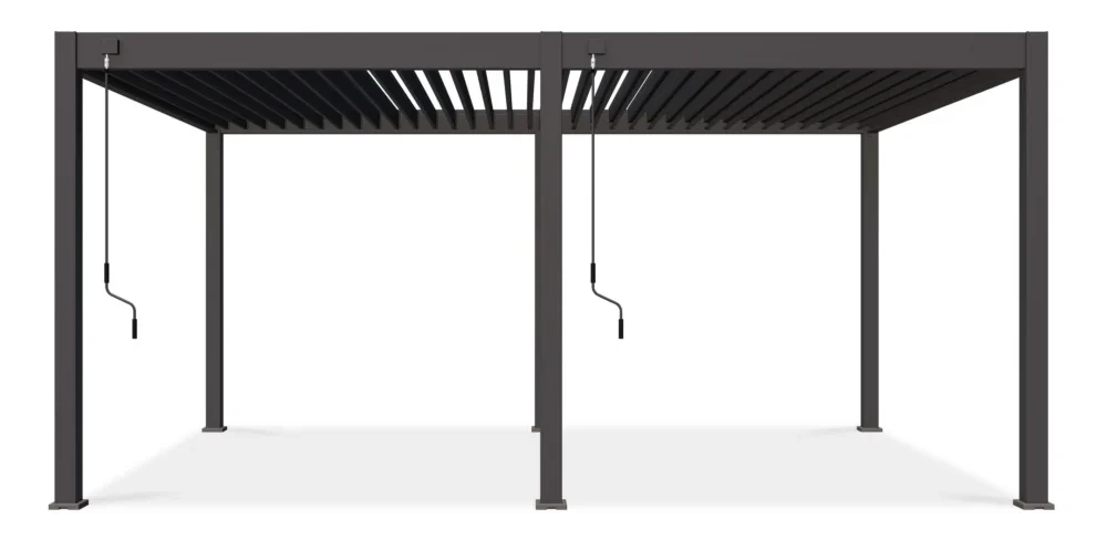 Pavėsinė Pergola DELUXE 3,6x5,3 Anthracite