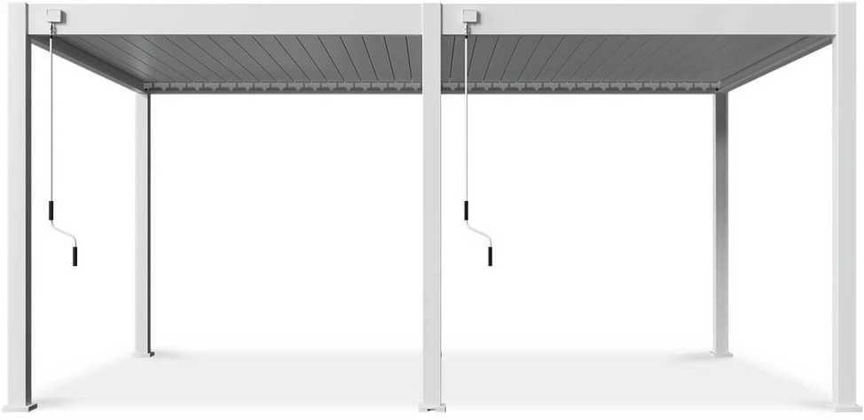 Pavėsinė Pergola DELUXE 3.6x5.3, Baltas