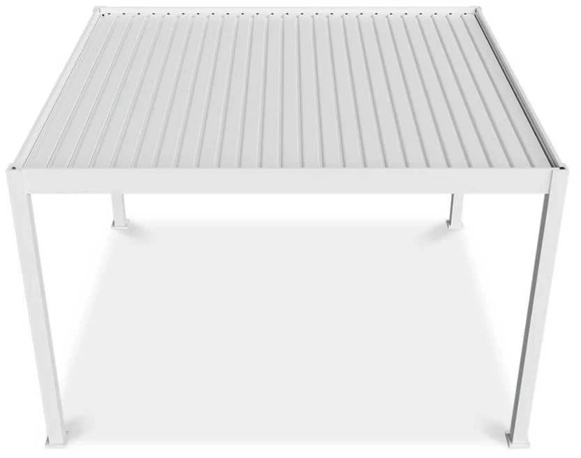 Pavėsinė Pergola DELUXE AUTOMATIC 3.6x4 su LED, Baltas